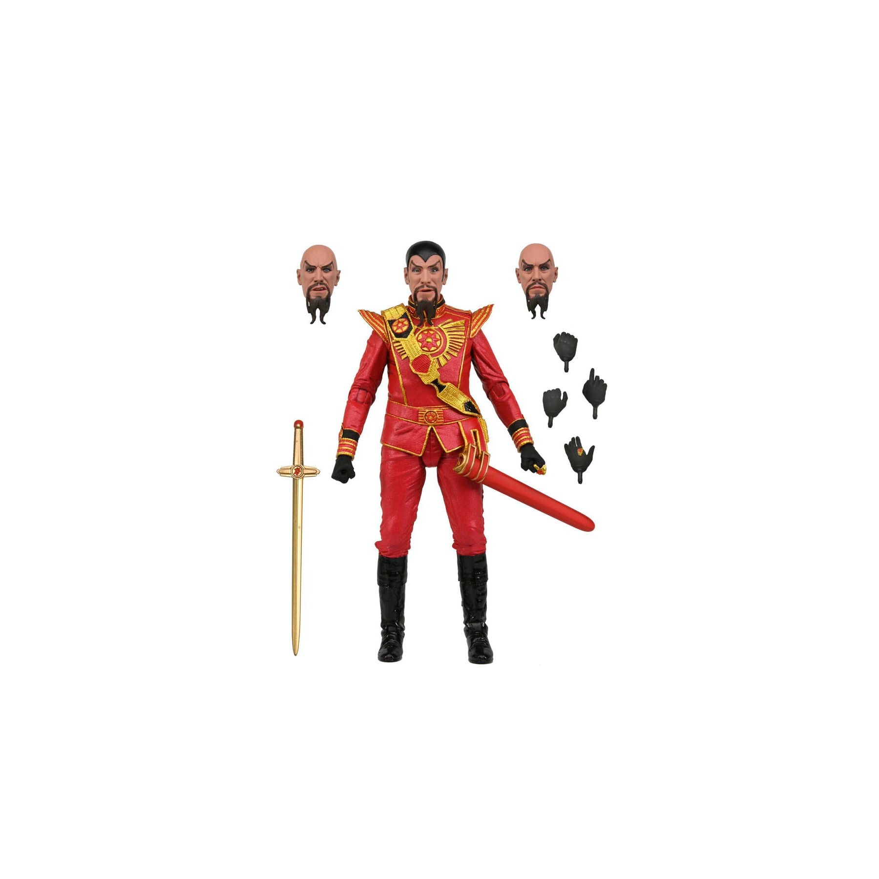 Figura Ultimate Ming Red Military Outfit Flash Gordon 1980 18cm