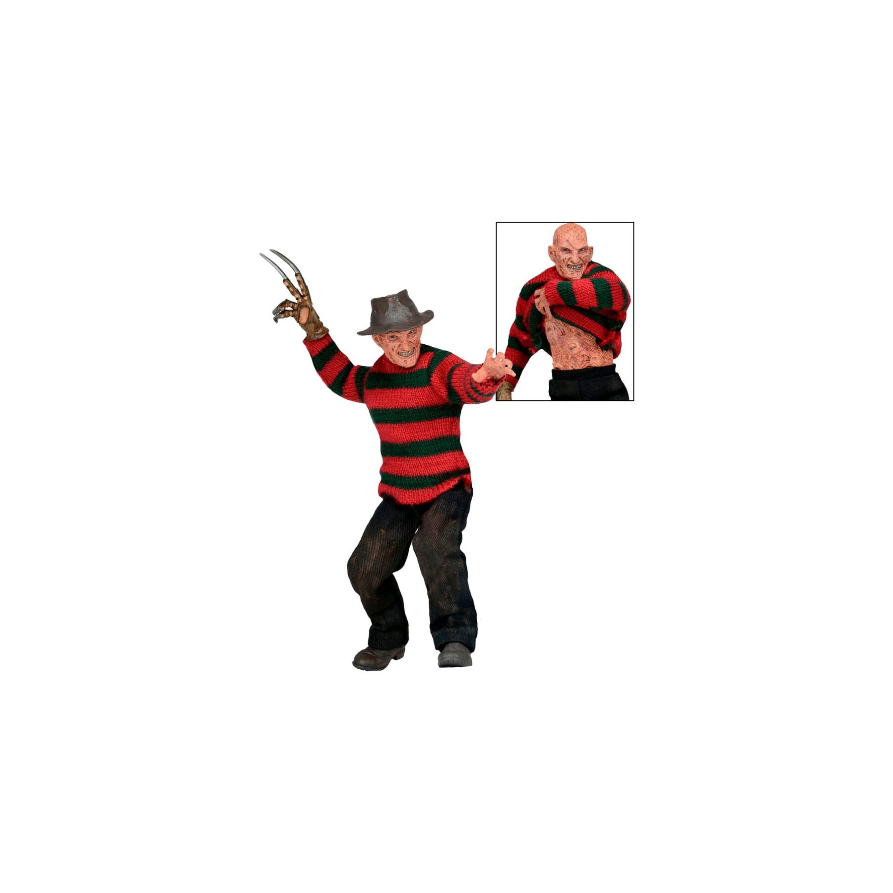 Figura Clothed Freddy Krueger Pesadilla en Elm Street 3 20cm