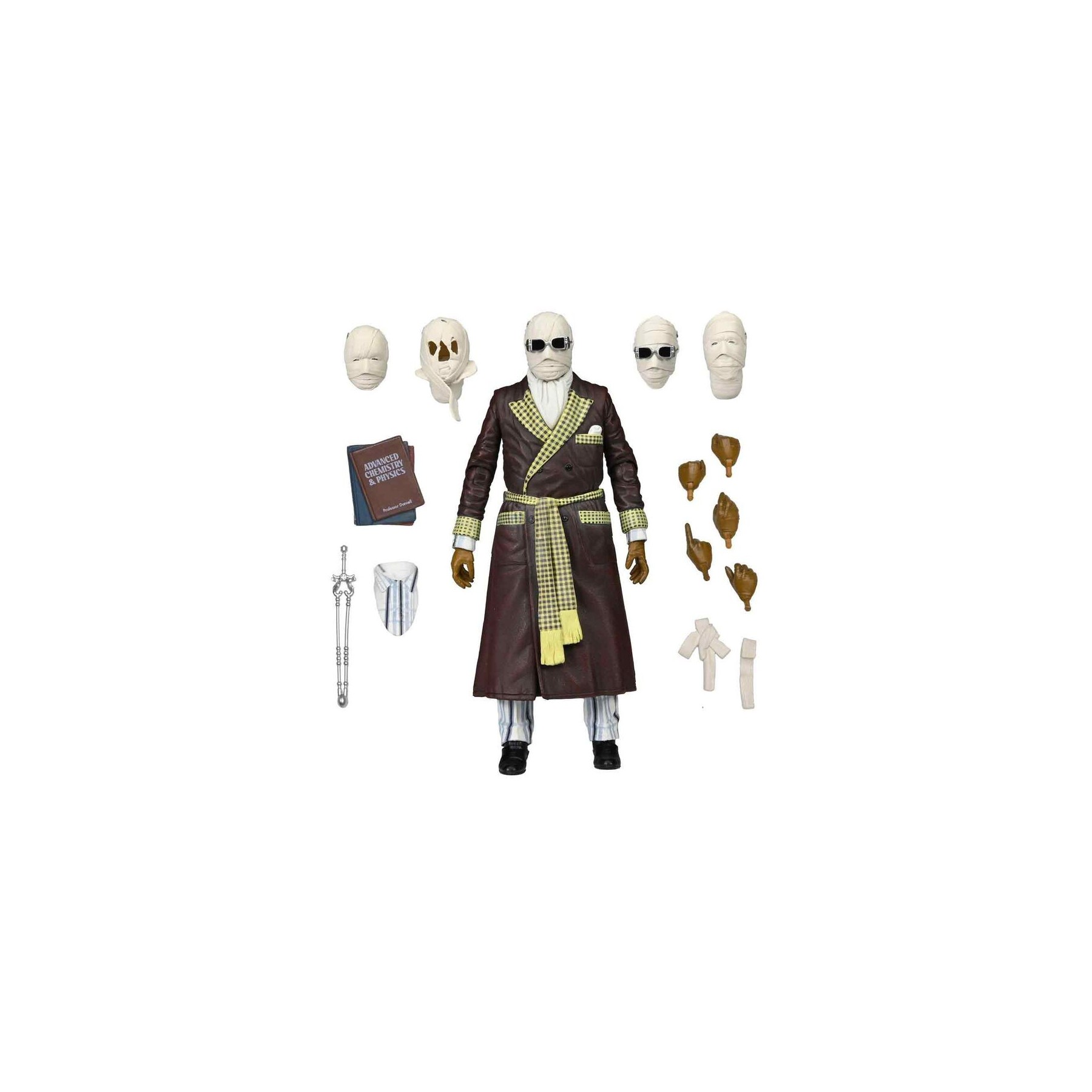 Figura Ultimate Invisible Man Kemp House Color Version. The Invisible Man Universal Monsters 18cm