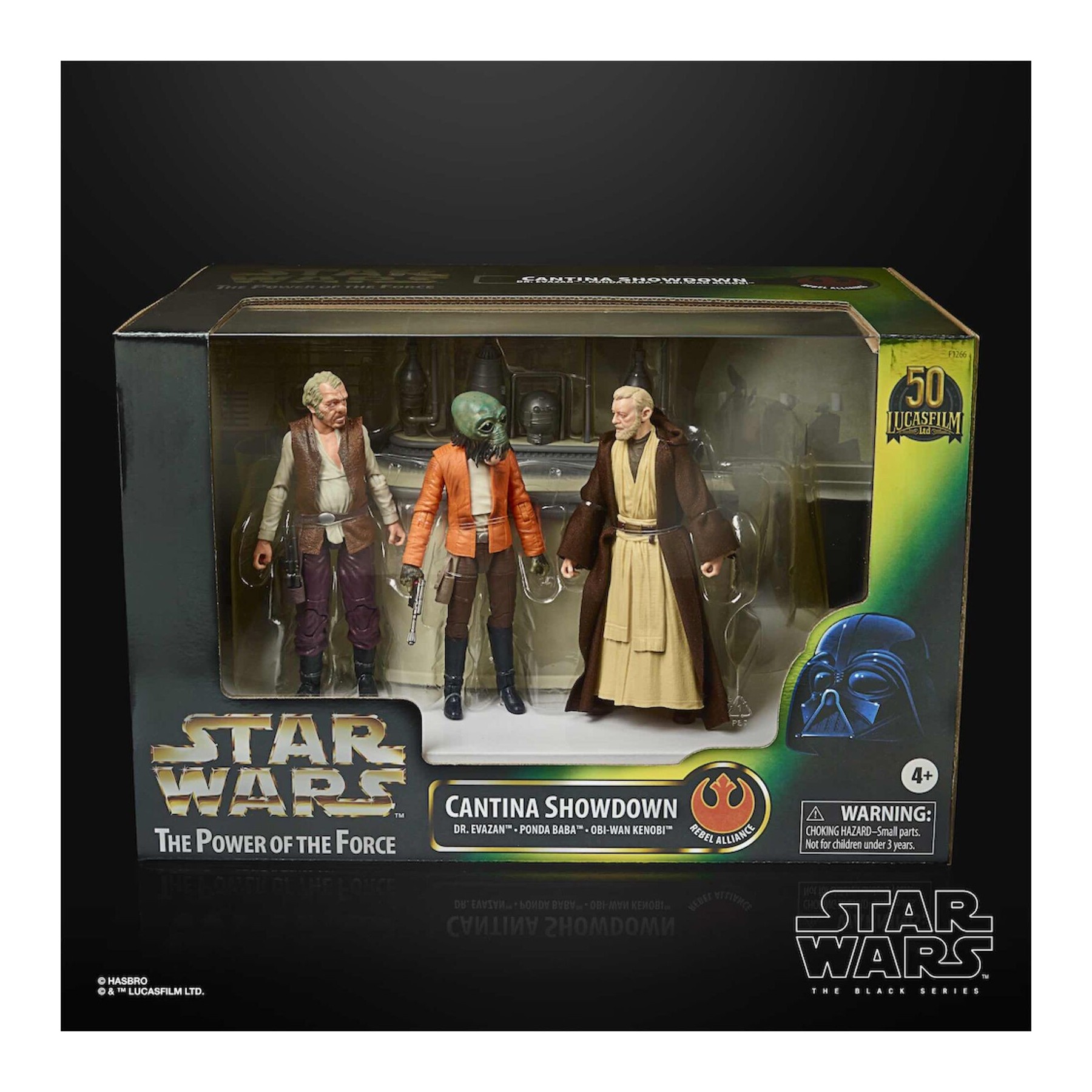 Set figuras The Power Of The Force Cantina Showdown Black Series Star Wars 15cm