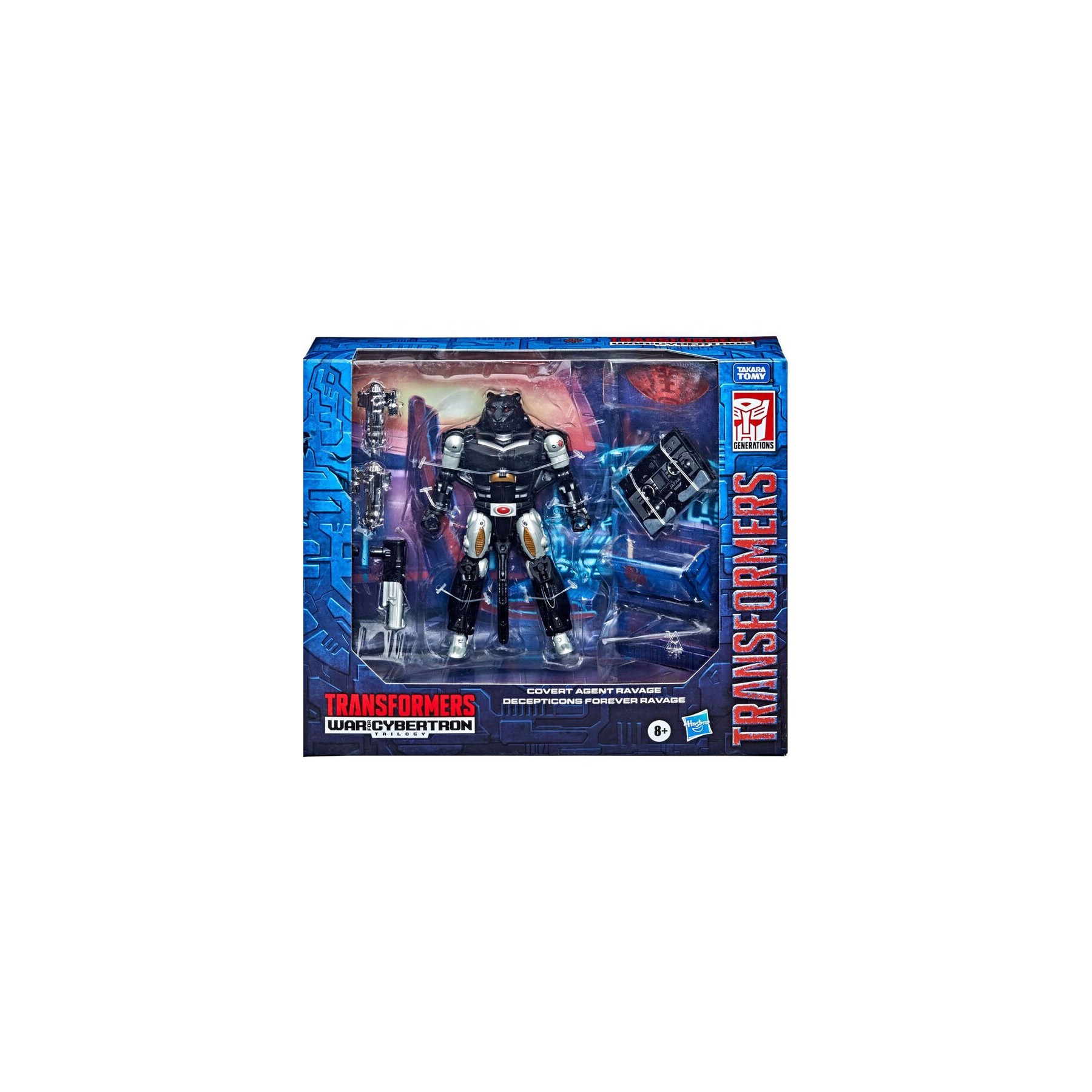 Blister figura Covert Agent Ravage + Decepticon Forever Ravage War From Cybertron Transformers 15cm