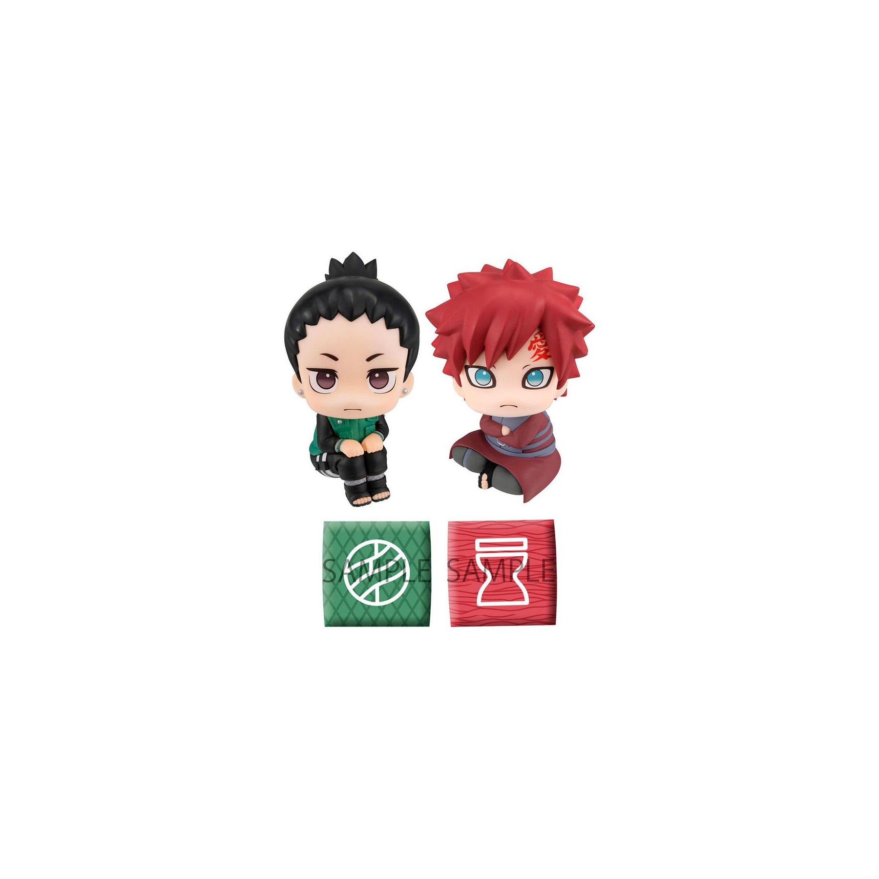 Pack 2 Figuras Shikamaru Nara y Gaara Look up Naruto Shippuden 11cm