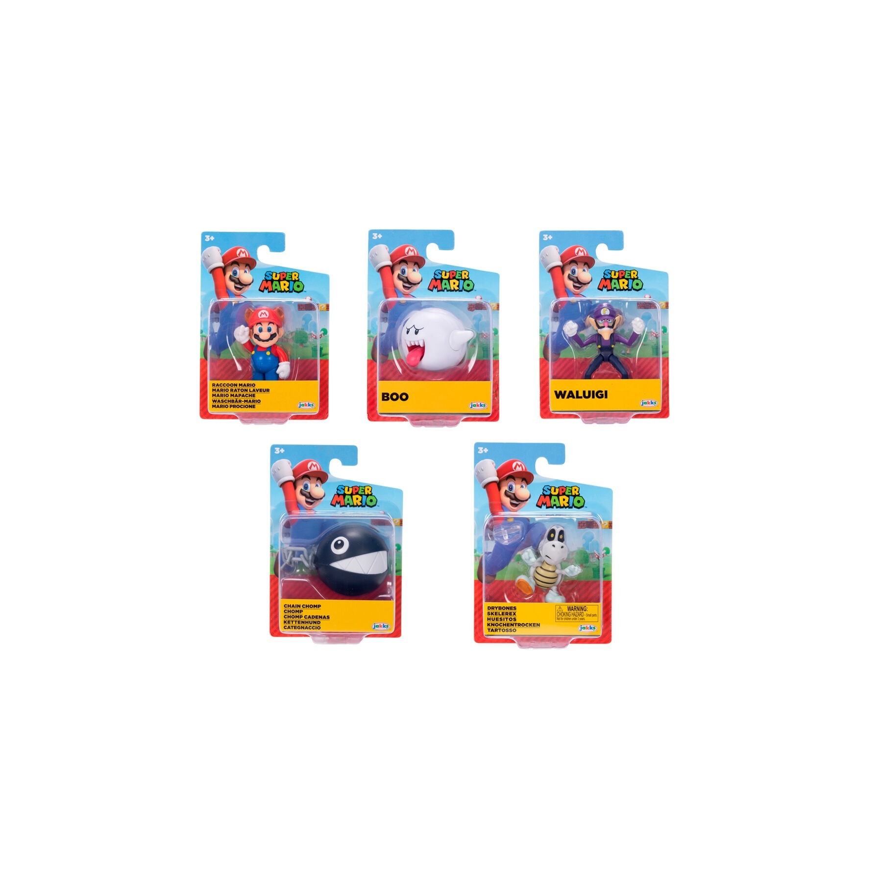 Figura Super Mario wave 45 Super Mario Bros 6cm surtido