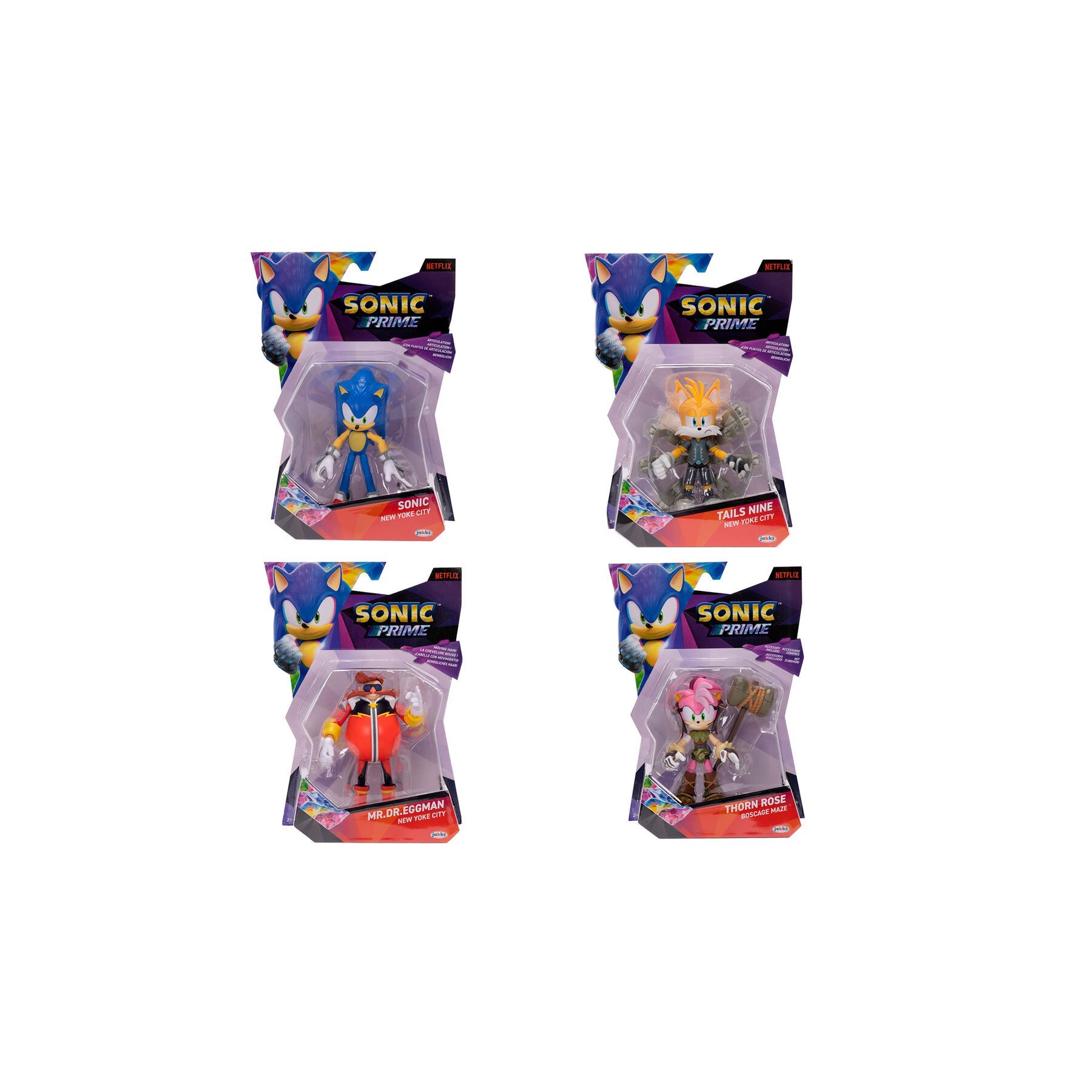 Figura wave 1 Sonic Prime 13cm surtido