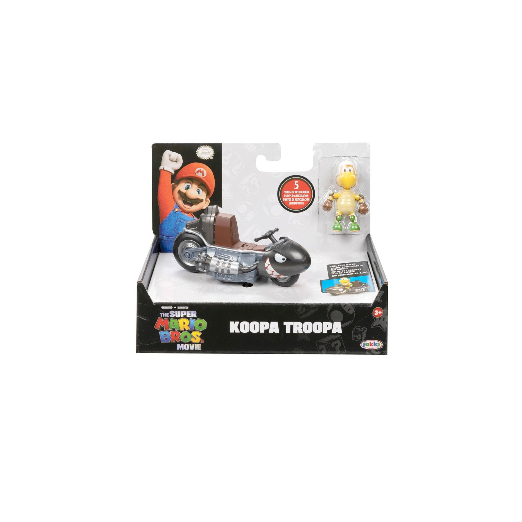 Figura Koopa Troopa Kart La Pelicula Mario Kart 6cm
