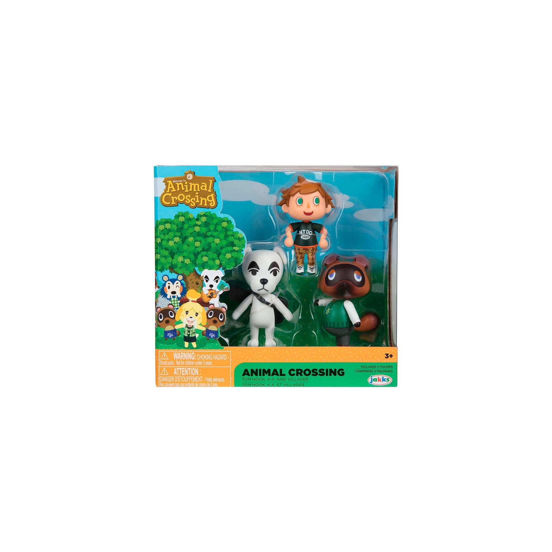 Blister 3 Figuras Animal Crossing 6cm