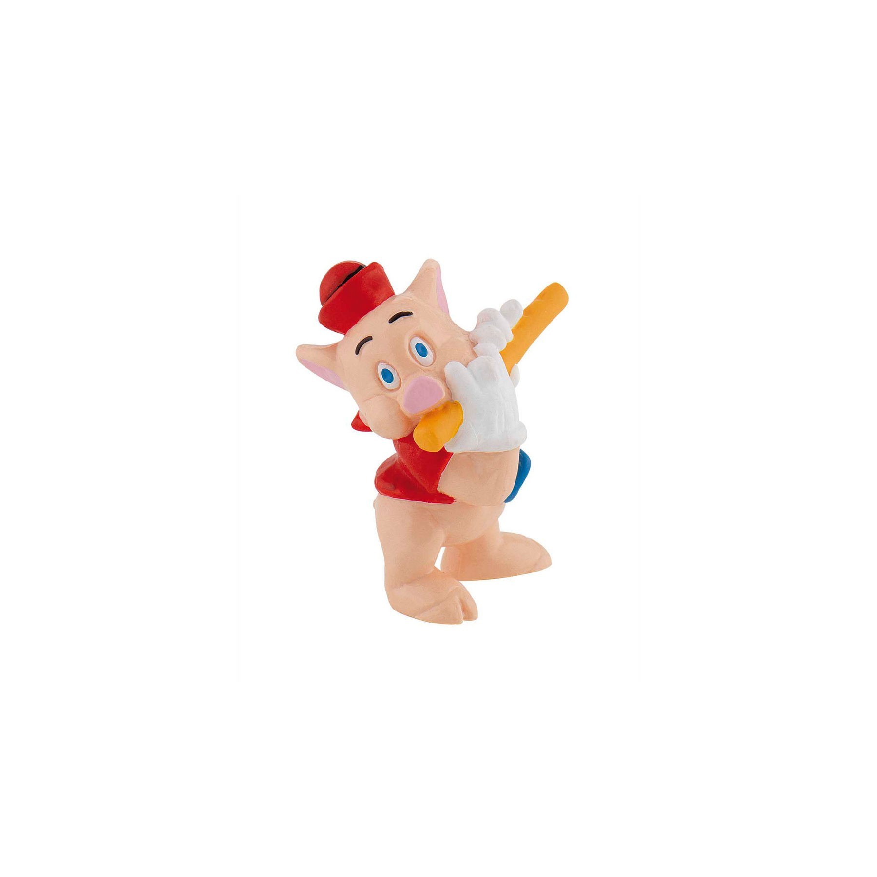 Figura Cerdito Flauta Los 3 Cerditos 5cm