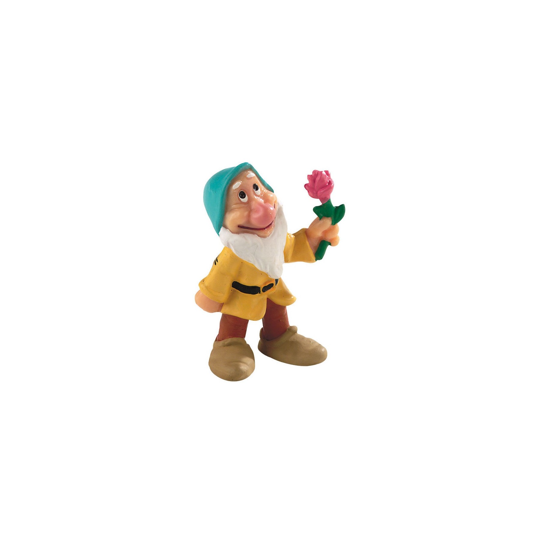 Figura Enanito Flor Blancanieves Disney 5cm