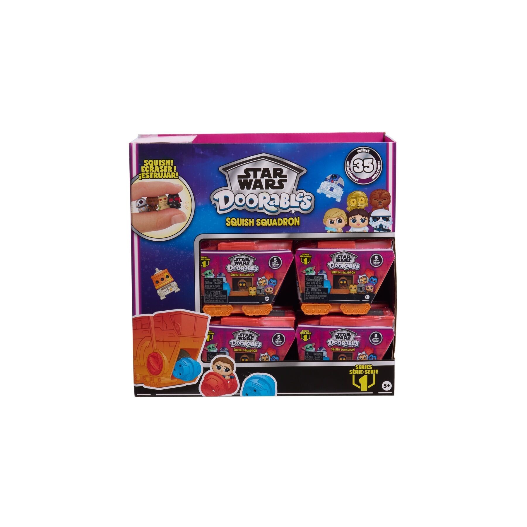 Figuras sorpresa Squish Squadron Star Wars Doorables