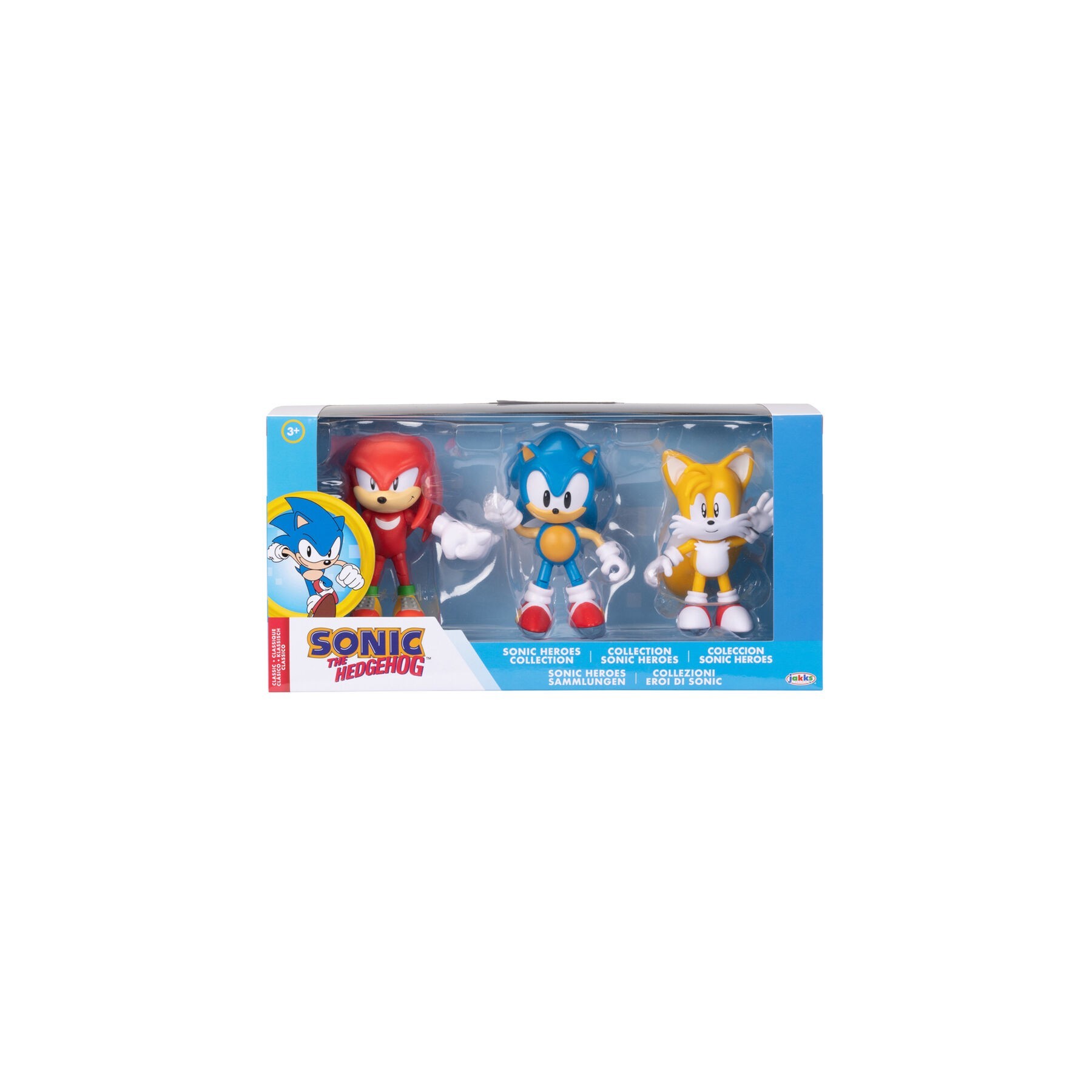 Blister 3 figuras Classic Sonic the Hedgehog 10cm