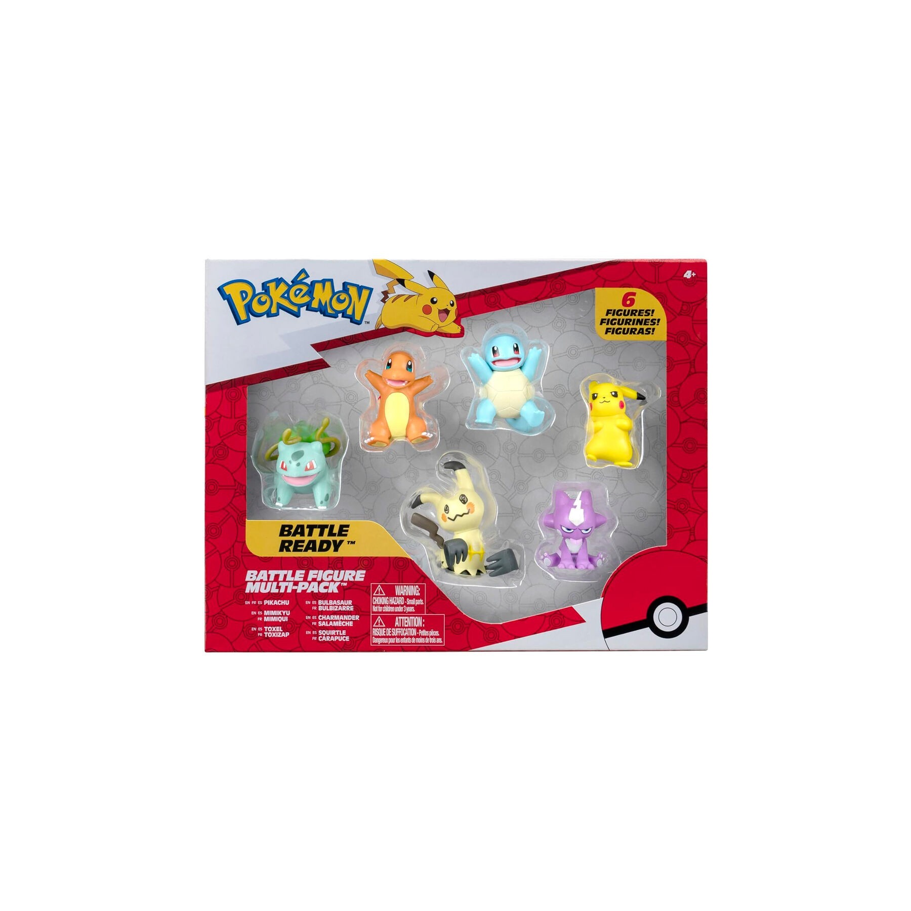 Blister 6 figuras Battle Ready Pokemon
