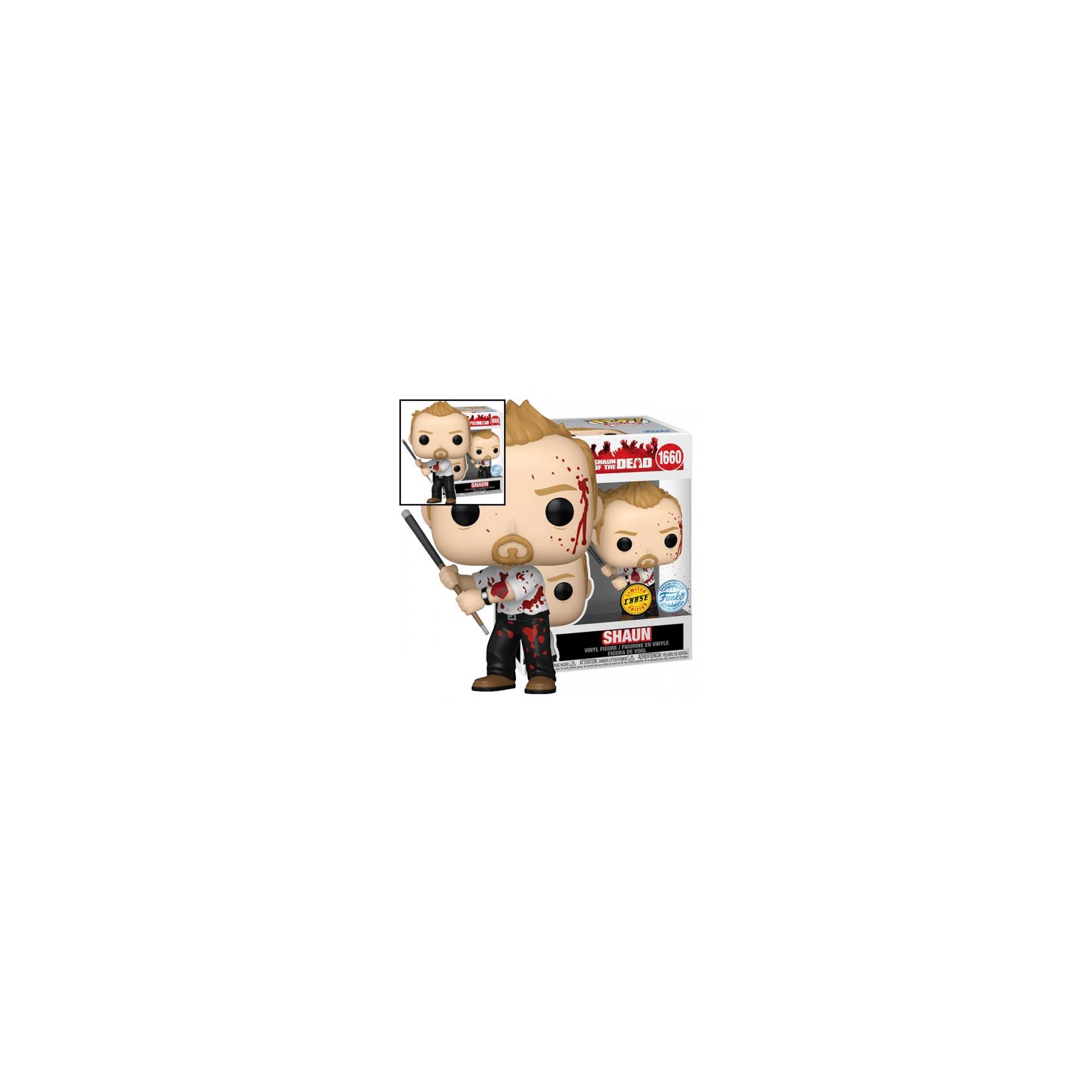 BOX Funko POP! Shaun of the Dead: Shaun (1660) w/CH EXM