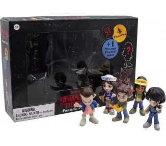 Blister 5 Figuras Stranger Things 6,5Cm Surtido