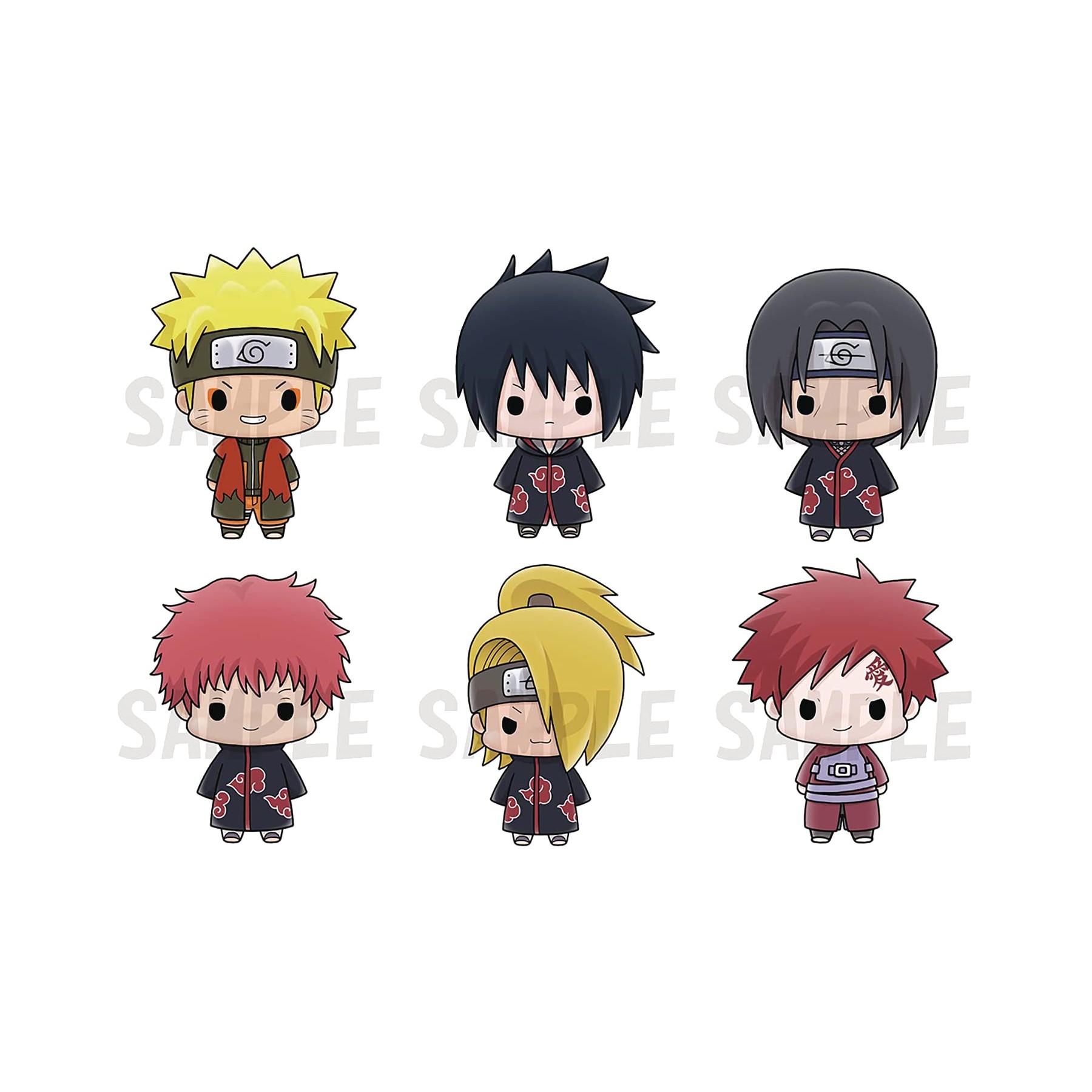 Figuras Megahouse Naruto Chokorin Mascot Set Vol. 2 6 Articu