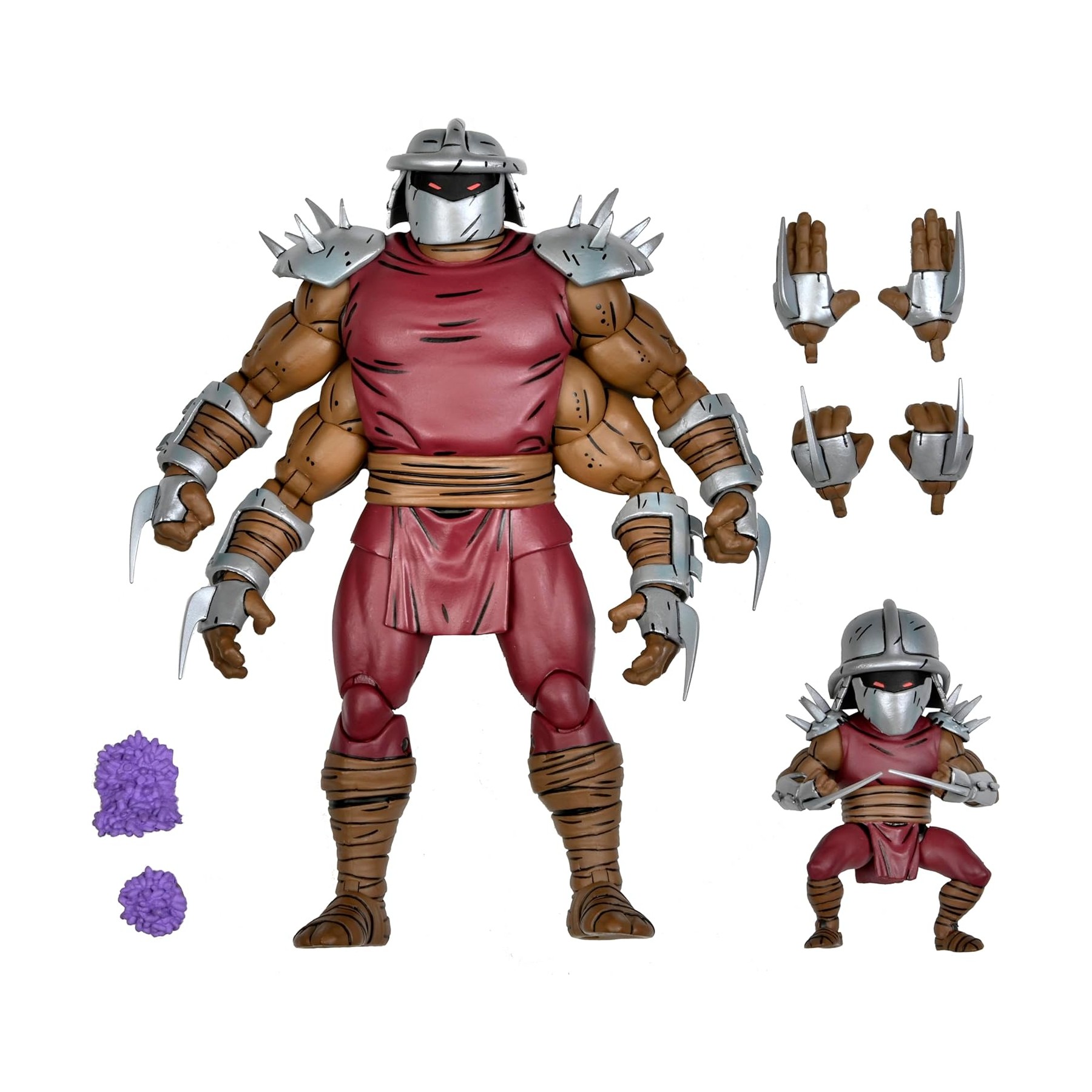 Figura Neca Tortugas Ninja Shredder Clone & Mini Shredder
