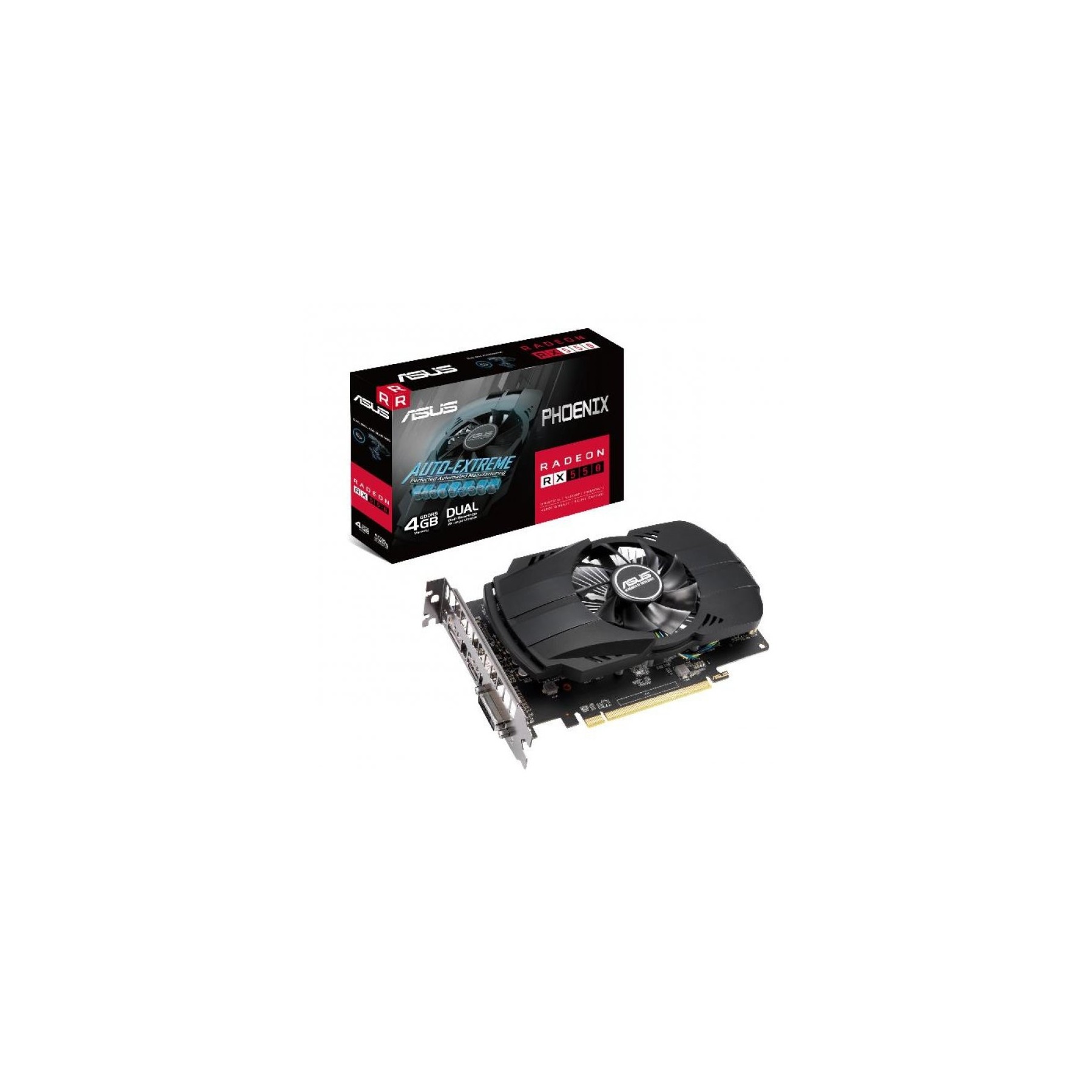 Tarjeta Gráfica Asus Phoenix Radeon Rx 550/ 4Gb Gddr5