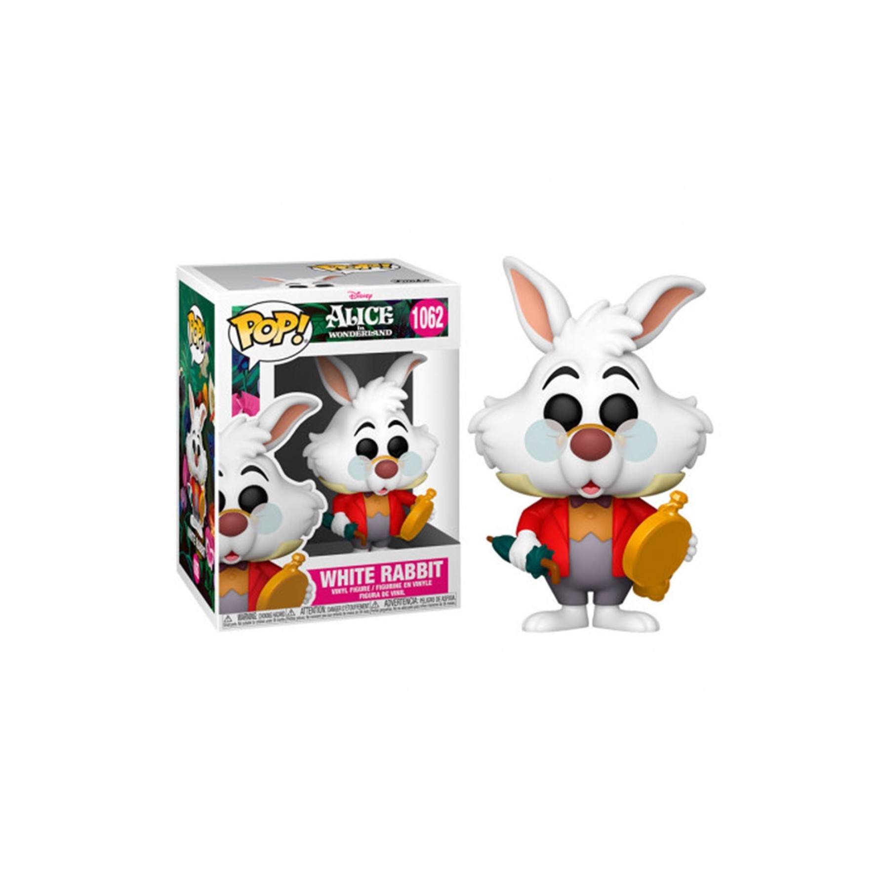 Figura Pop Withe Rabbit With Wa Disney (Alice In Wonderland