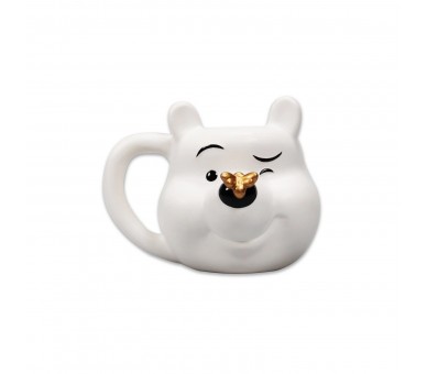 Taza 3D Half Moon Bay Winnie The Pooh  Abeja Dorada 550Ml