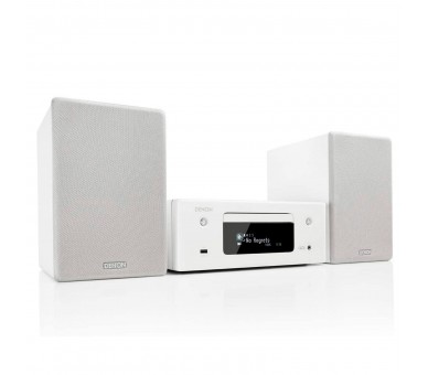Denon Ceol N10 White / Microcadena 130W Con Altavoces