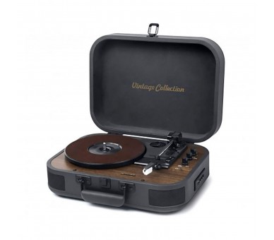 Muse Mt-207Dgb Black / Tocadiscos Con Altavoces