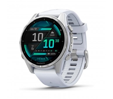 Garmin Fenix 8 Whitestone Smartwatch 43Mm / Amoled / Platead