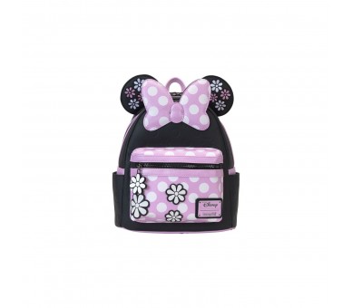Mochila Floral Rock The Dots Minnie Disney Loungefly