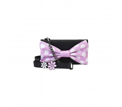 Bolso Bandolera Floral Rock The Dots Minnie Disney Loungefly