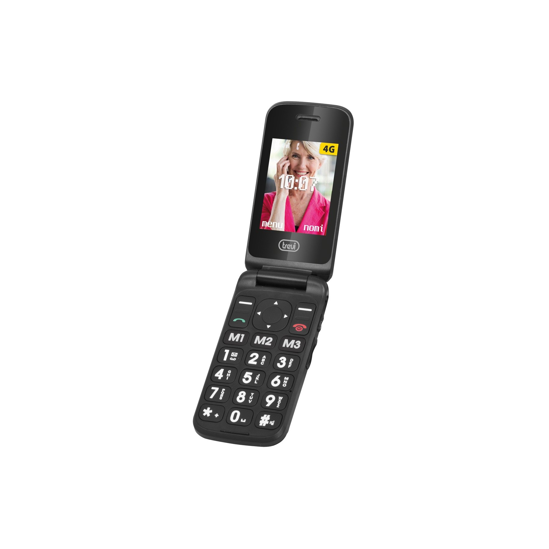 Telefono Trevi Flexplus 90 4G 2,4 Negro