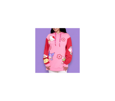 Sudadera Unisex Con Capucha Hello Kitty Y Amigos L