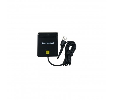 Lector Tarjeta Chip Stp_Scrzw-1 Usb Negro