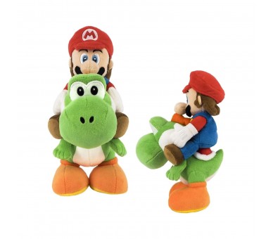 Pack Peluches 21 Cm Mario & Yoshi