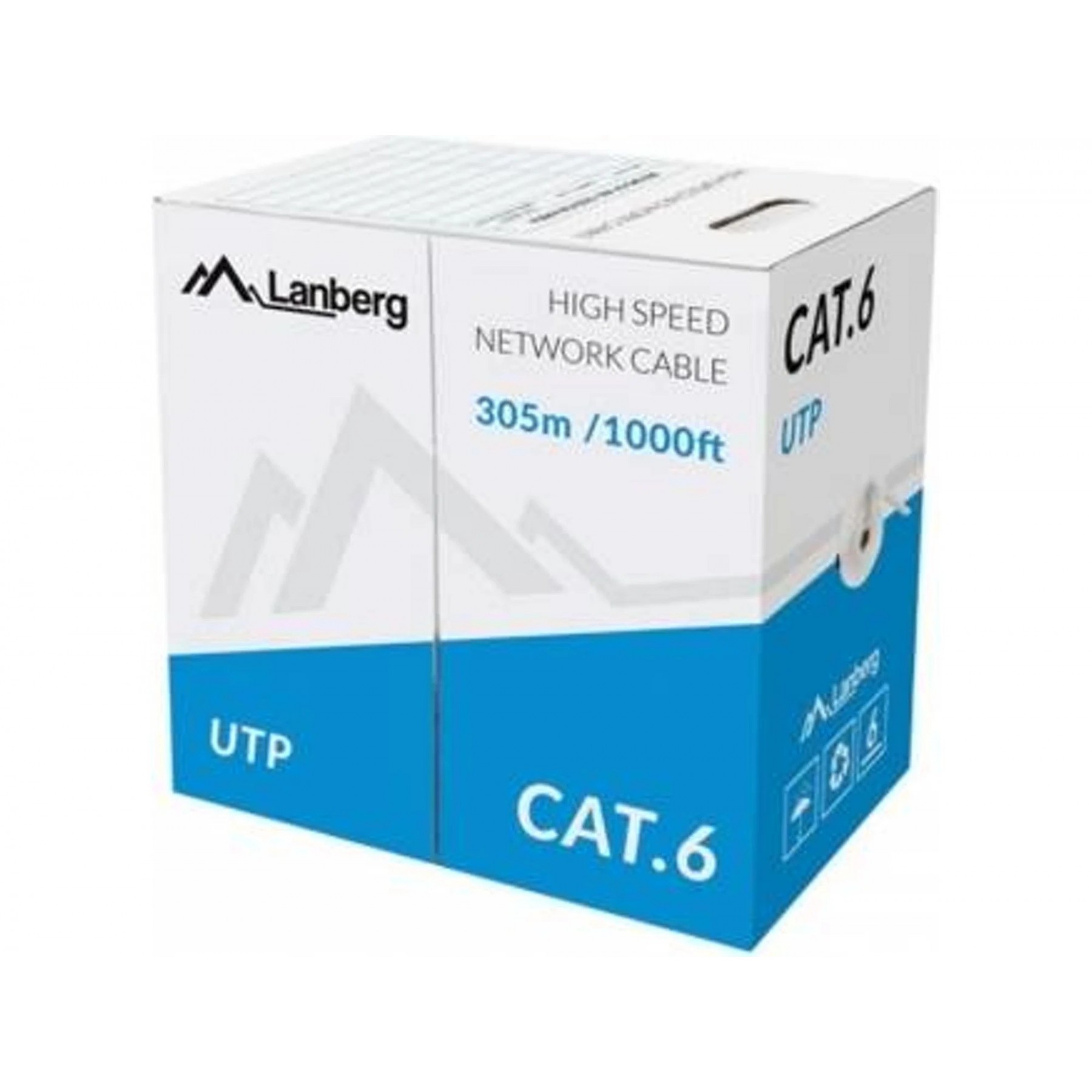 Bobina Cat.6 Lanberg Utp Rj45 Solido