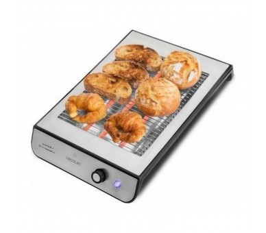 Tostador Plano Cecotec Turbo Easytoast 900W Inox