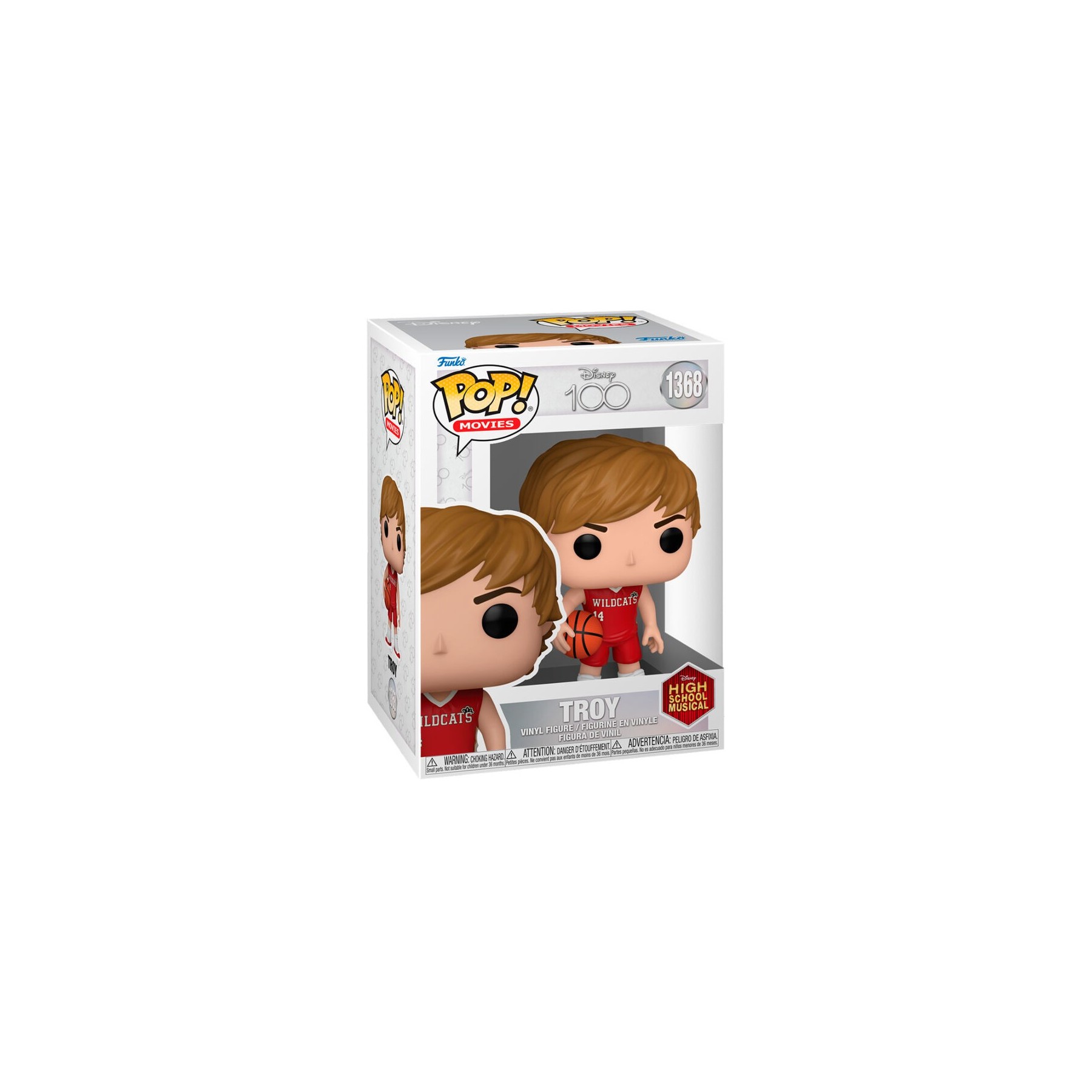 Figura Pop Disney 100Th Anniversary High School Musical Troy