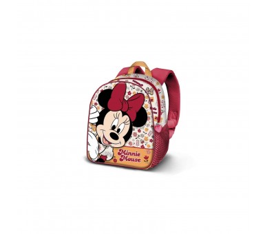Mochila 3D Flowered Minnie Disney 31Cm