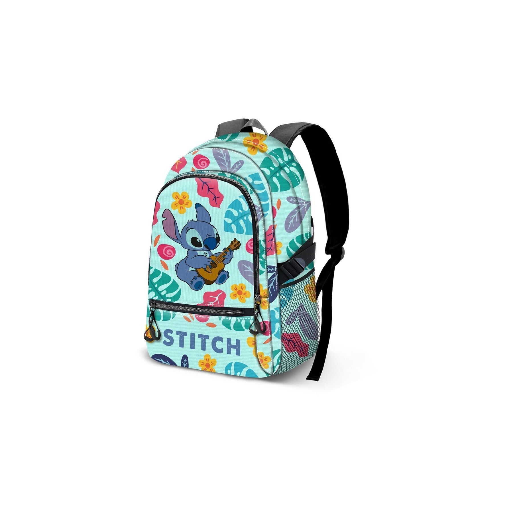 Mochila Guitar Stitch Disney 44Cm Adaptable