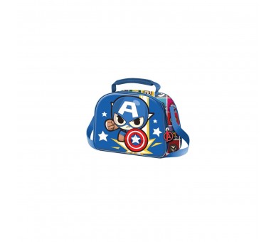 Bolsa Portameriendas 3D Punch Capitan America Vengadores Ave