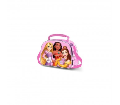 Bolsa Portameriendas 3D Princesas Disney