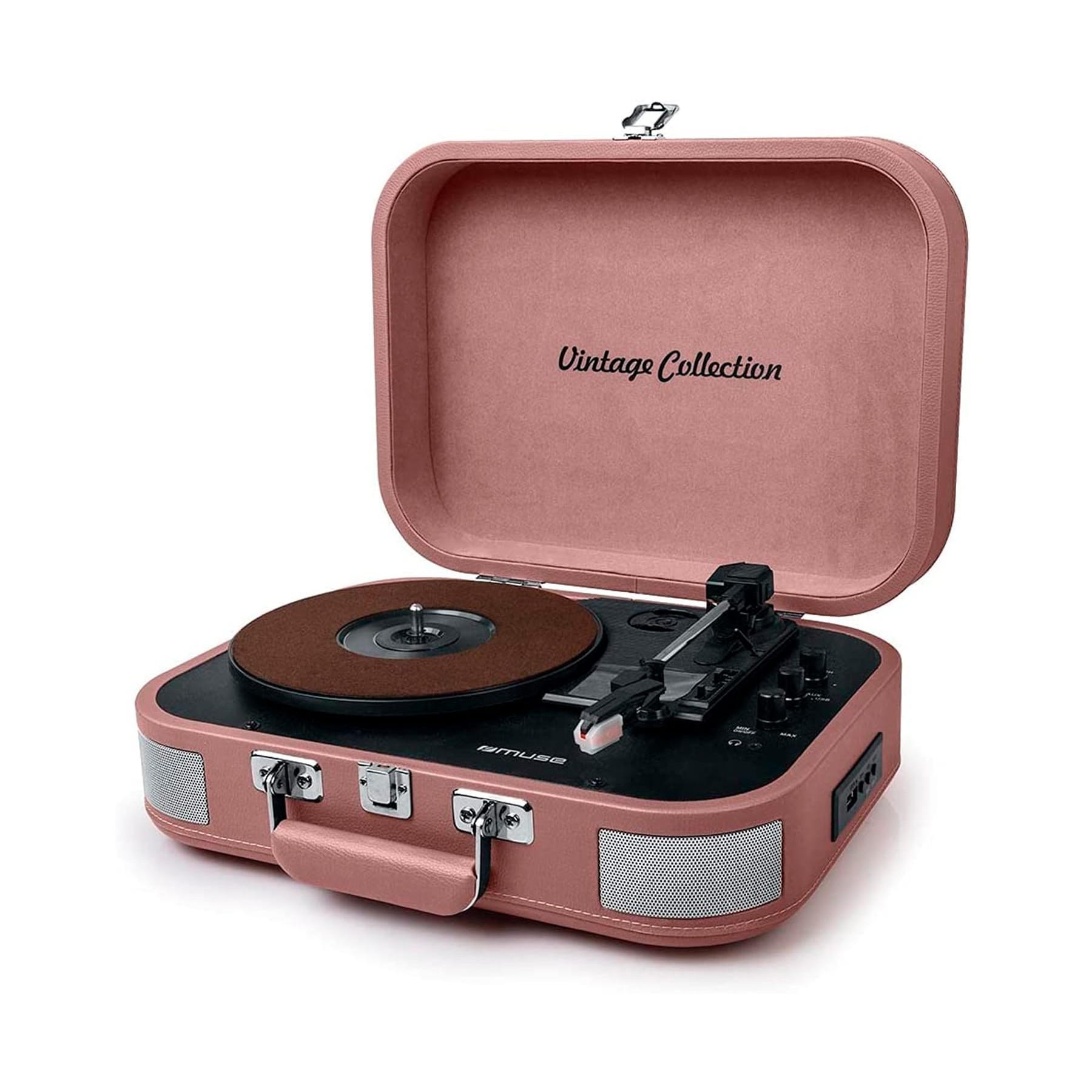 Muse Mt-201 Btp Pink / Tocadiscos Con Altavoces