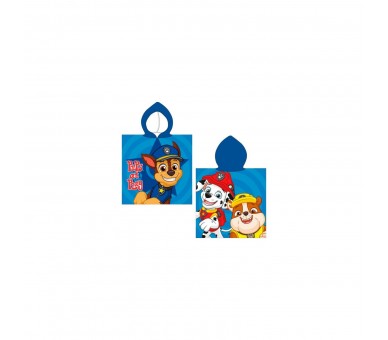 Poncho Toalla Patrulla Canina Paw Patrol Microfibra