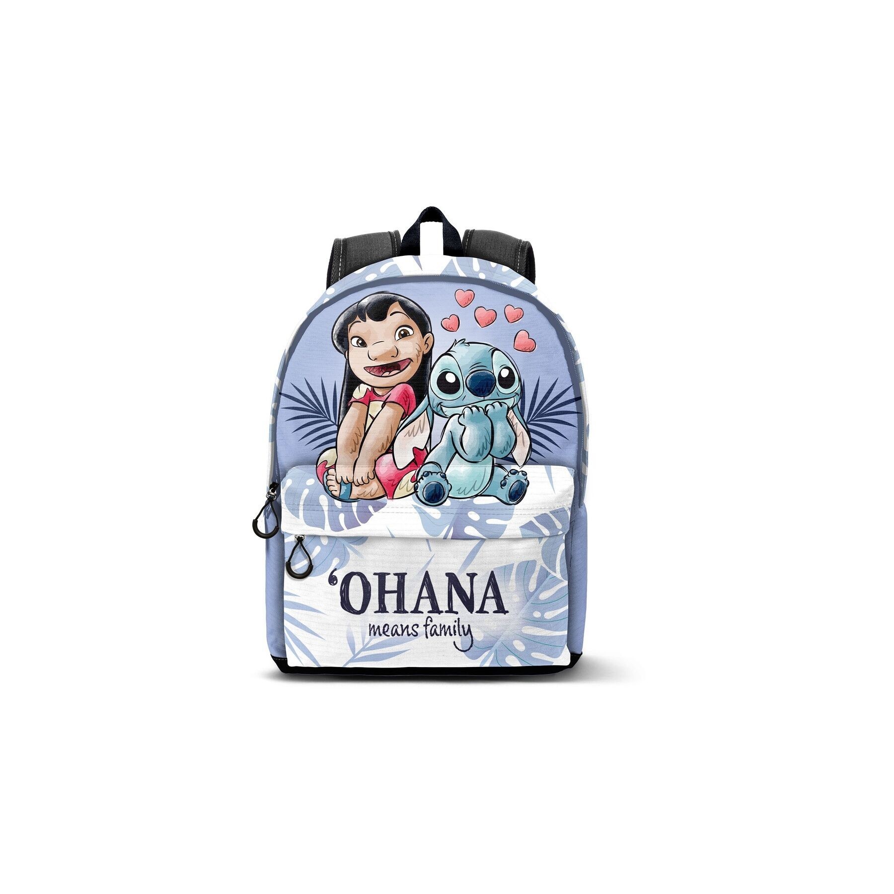 Mochila Couple Stitch Disney 44Cm Adaptable