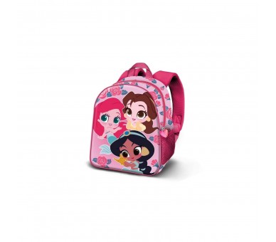 Mochila 3D Flowers Princesas Disney 31Cm