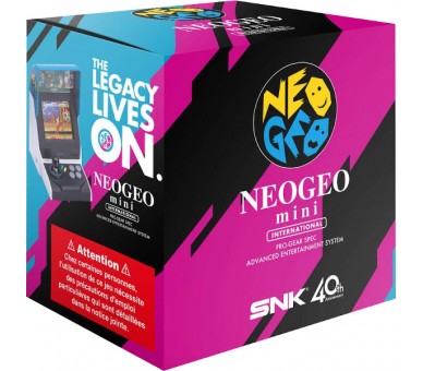 SNK NEO GEO MINI INTERNATIONAL EDITION (INCLUYE 40 JUEGOS)