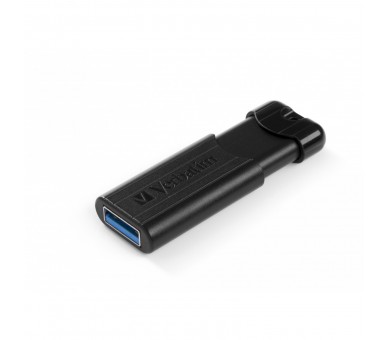 Verbatim Pendrive Pinstripe 128Gb High Speed Retráctil Usb 3