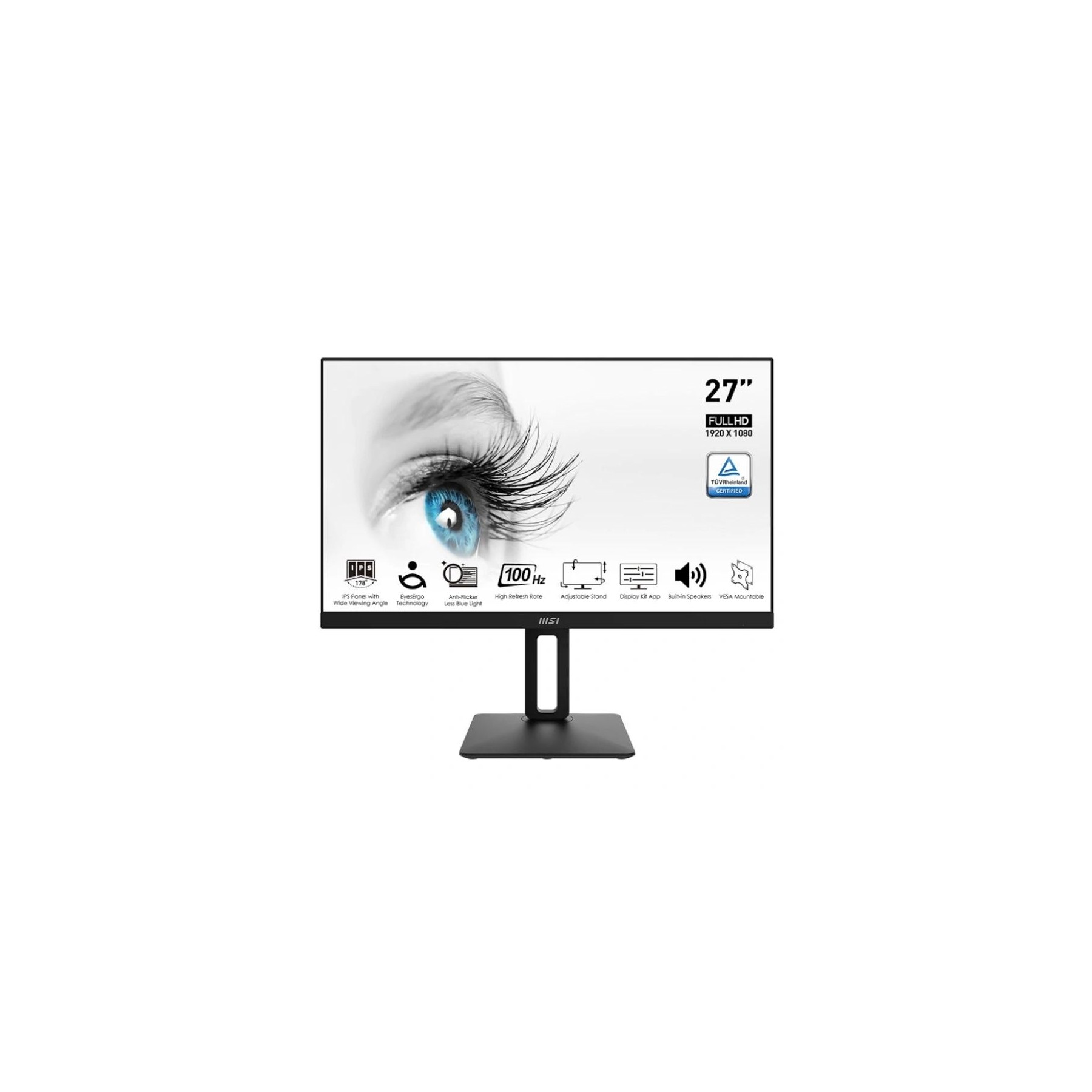 Msi Mp271Ap Monitor 27"Ips 100Hz Vga Hdmi Mm Aa