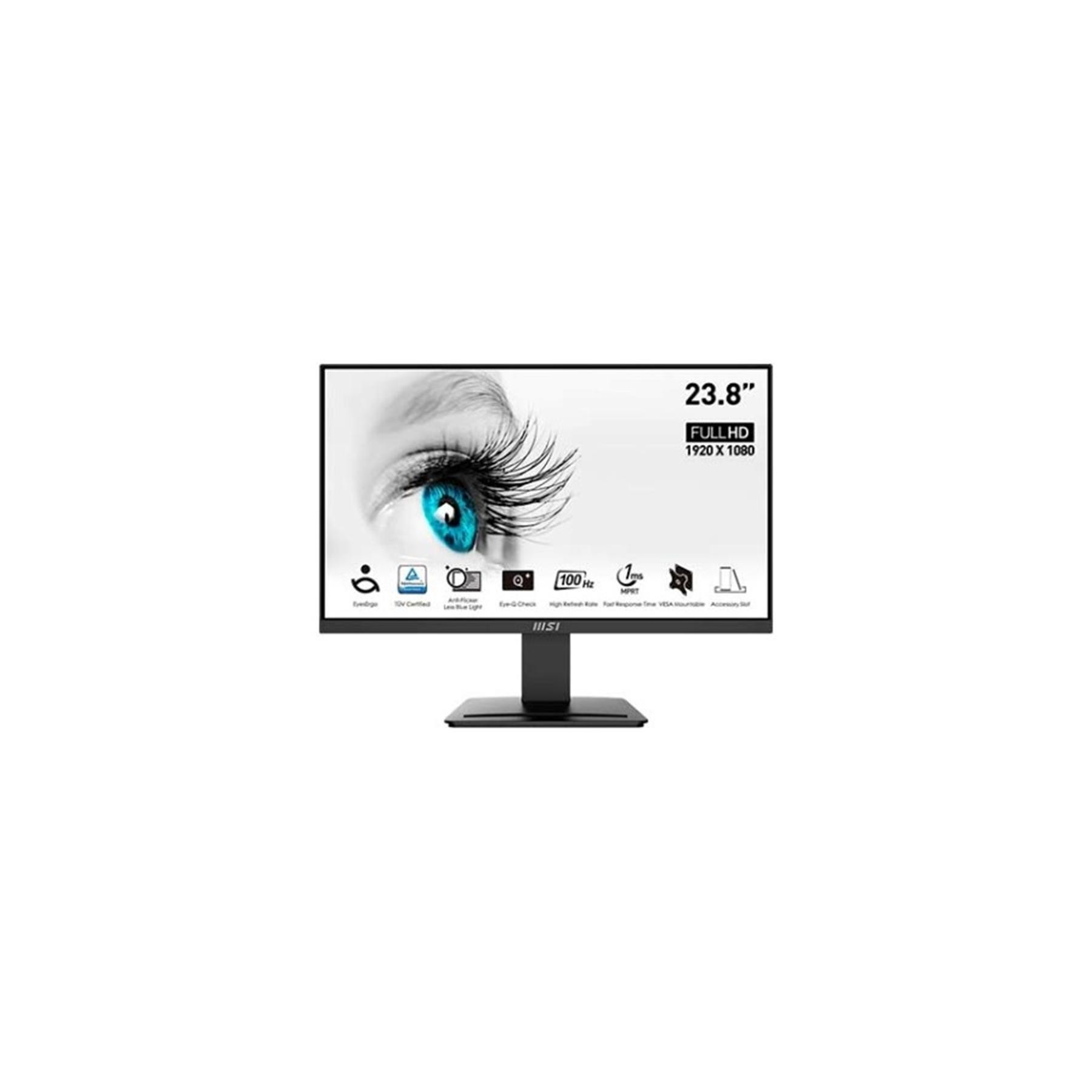 Monitor Msi Pro Mp2412 23.8Pulgadas Fhd 100Hz