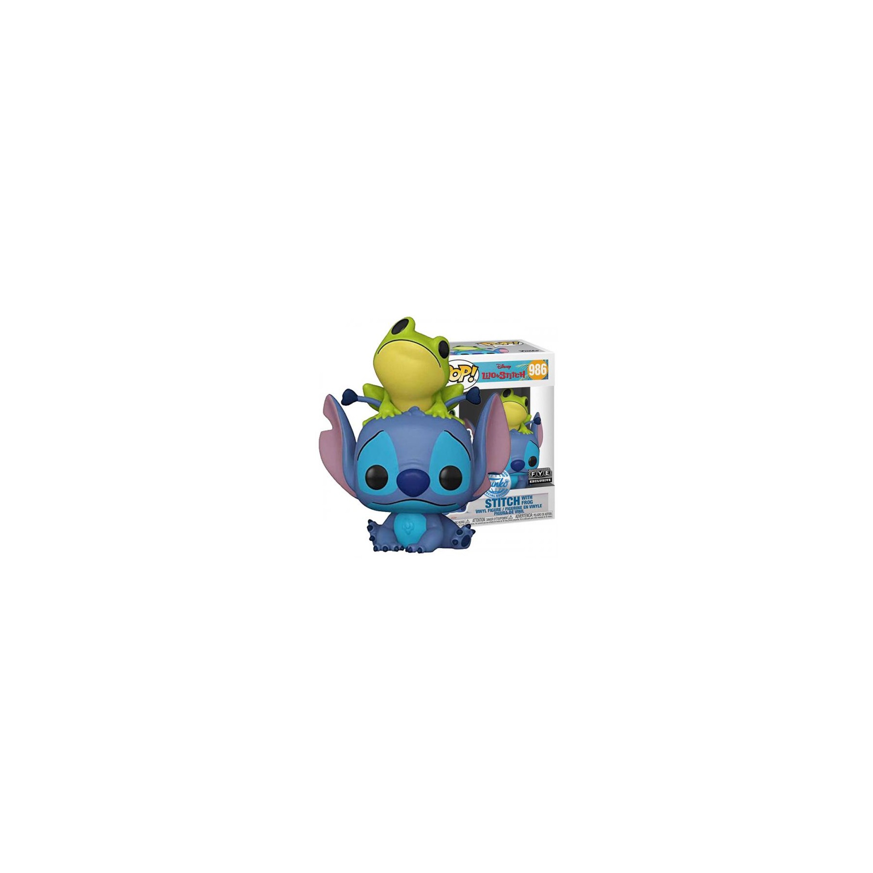 Funko POP! Disney Stitch: Stitch w/Frog (986) EXM