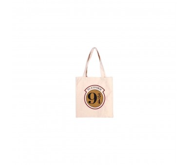 Bolsa Tote De Algodón Harry Potter Plataforma 9 3/4