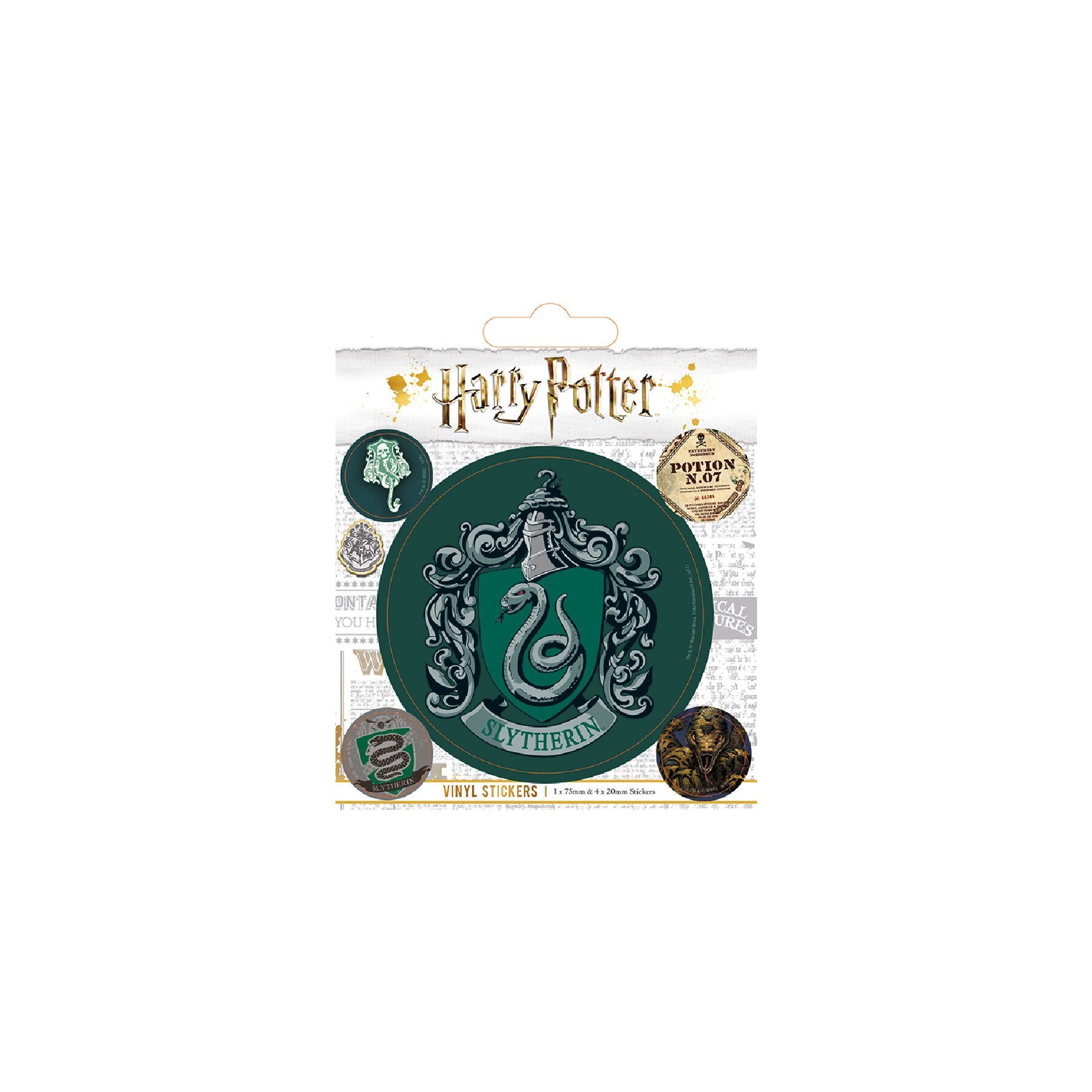 Juego De Pegatinas Harry Potter Slytherin