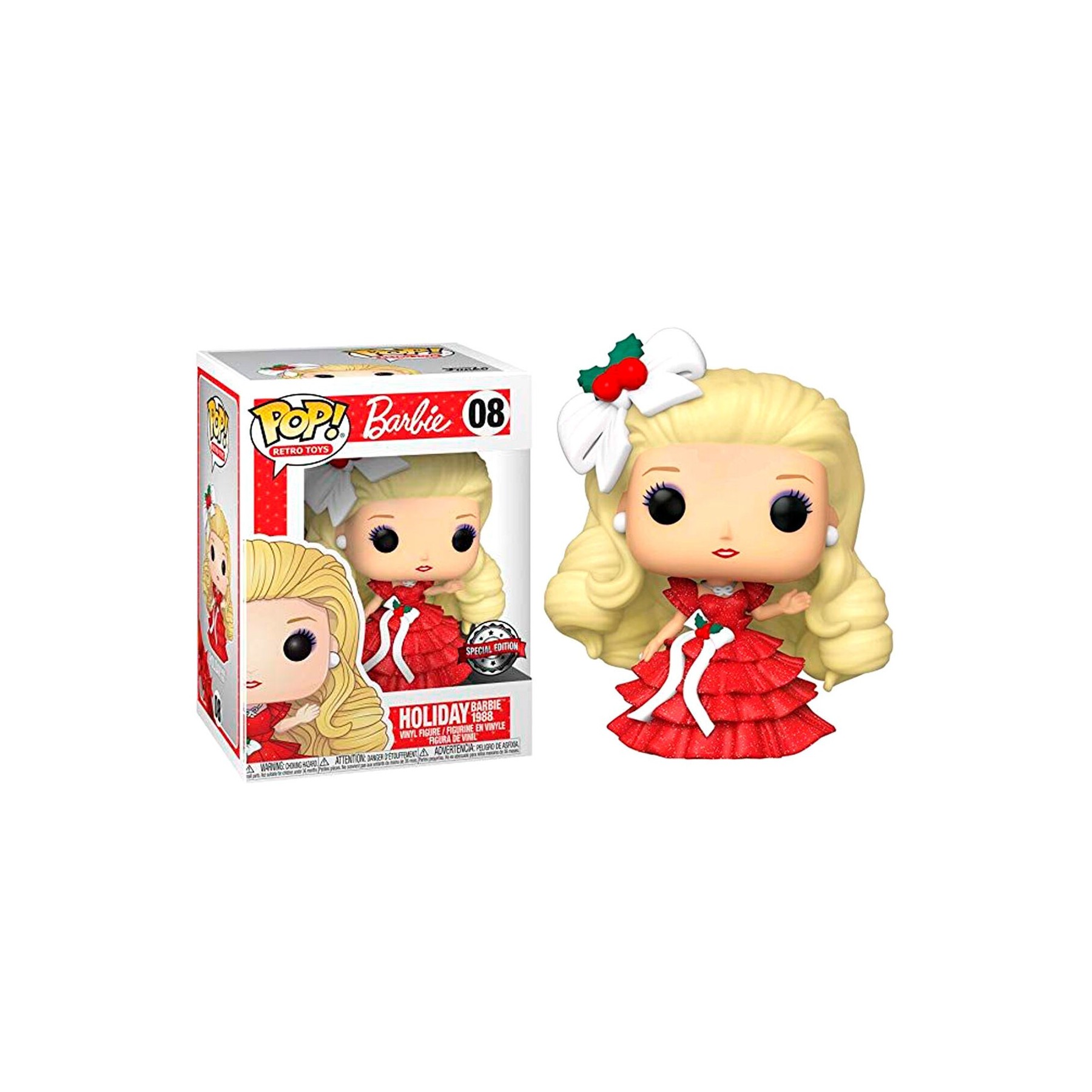 Figura Pop Barbie Original Holiday Barbie Exclusive